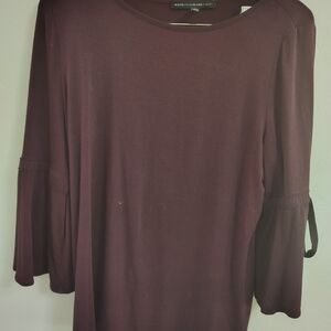 White House Black Market Rich Plum Blouse